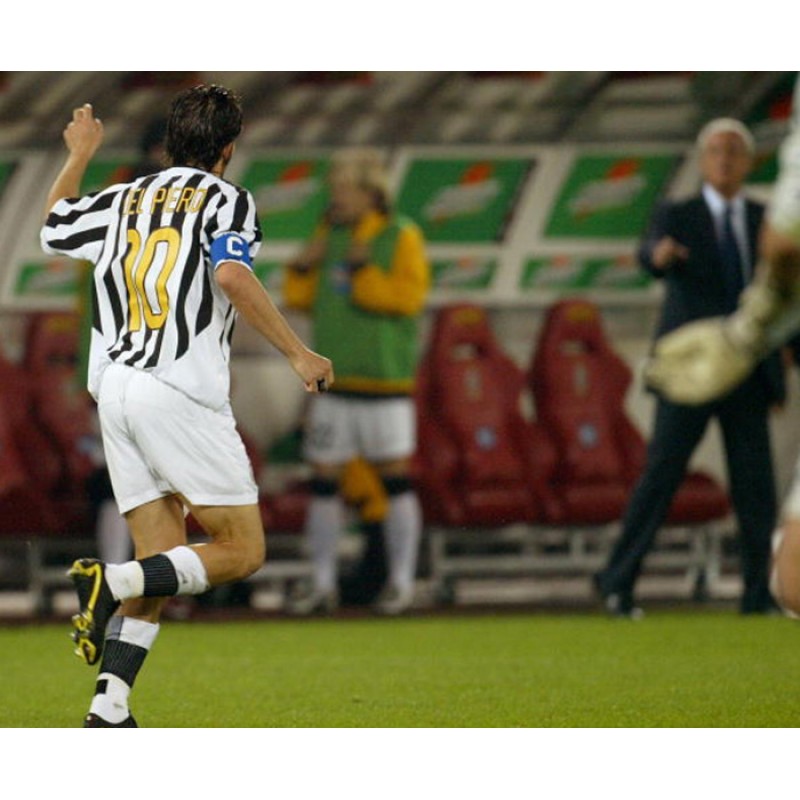 Juventus 2003-2004 Del Piero #10 Homekit Nameset Printing